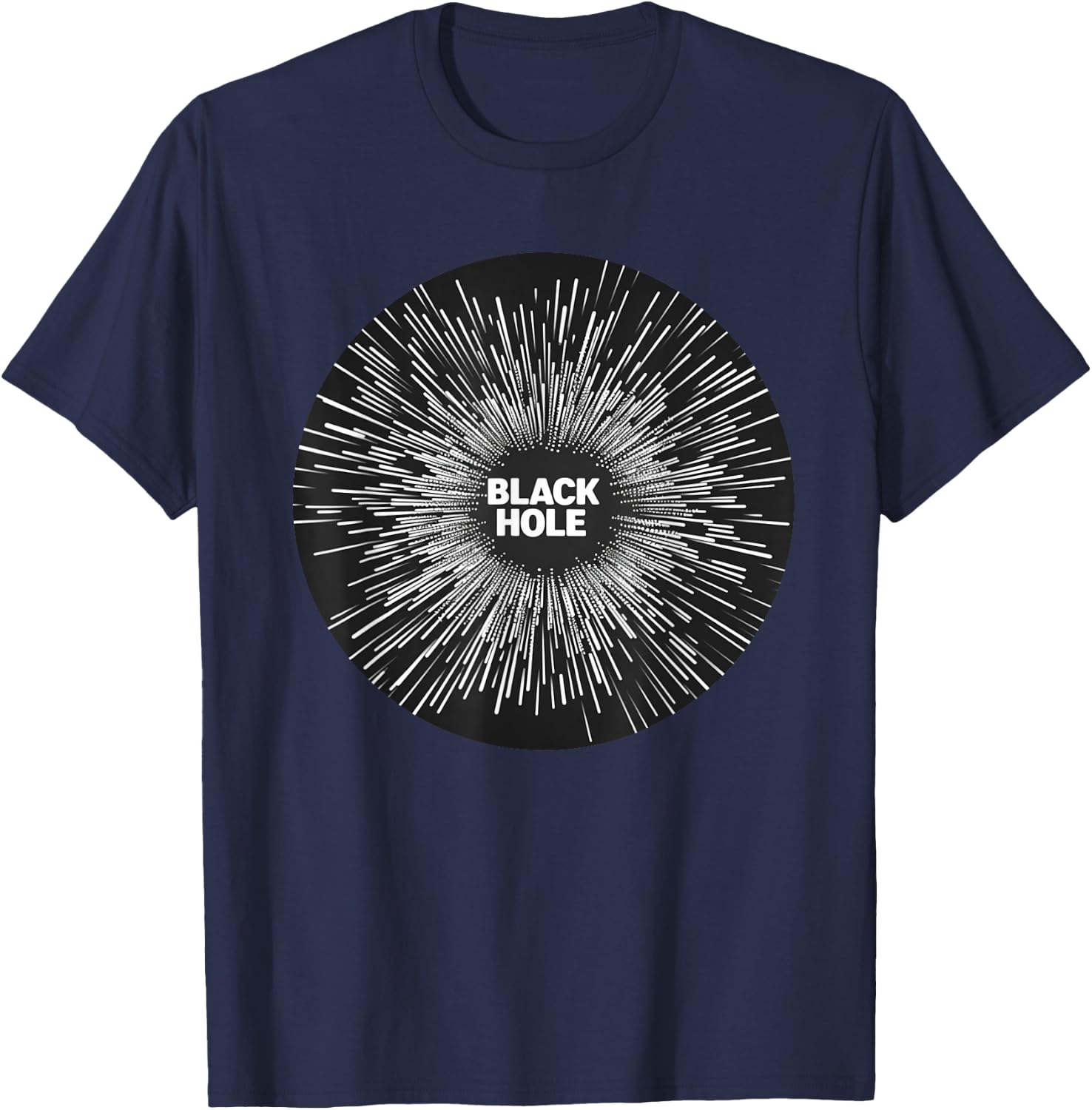 Nice Black Hole Speech Costume for Man and Woman T-Shirt - T-Shirt | Navy