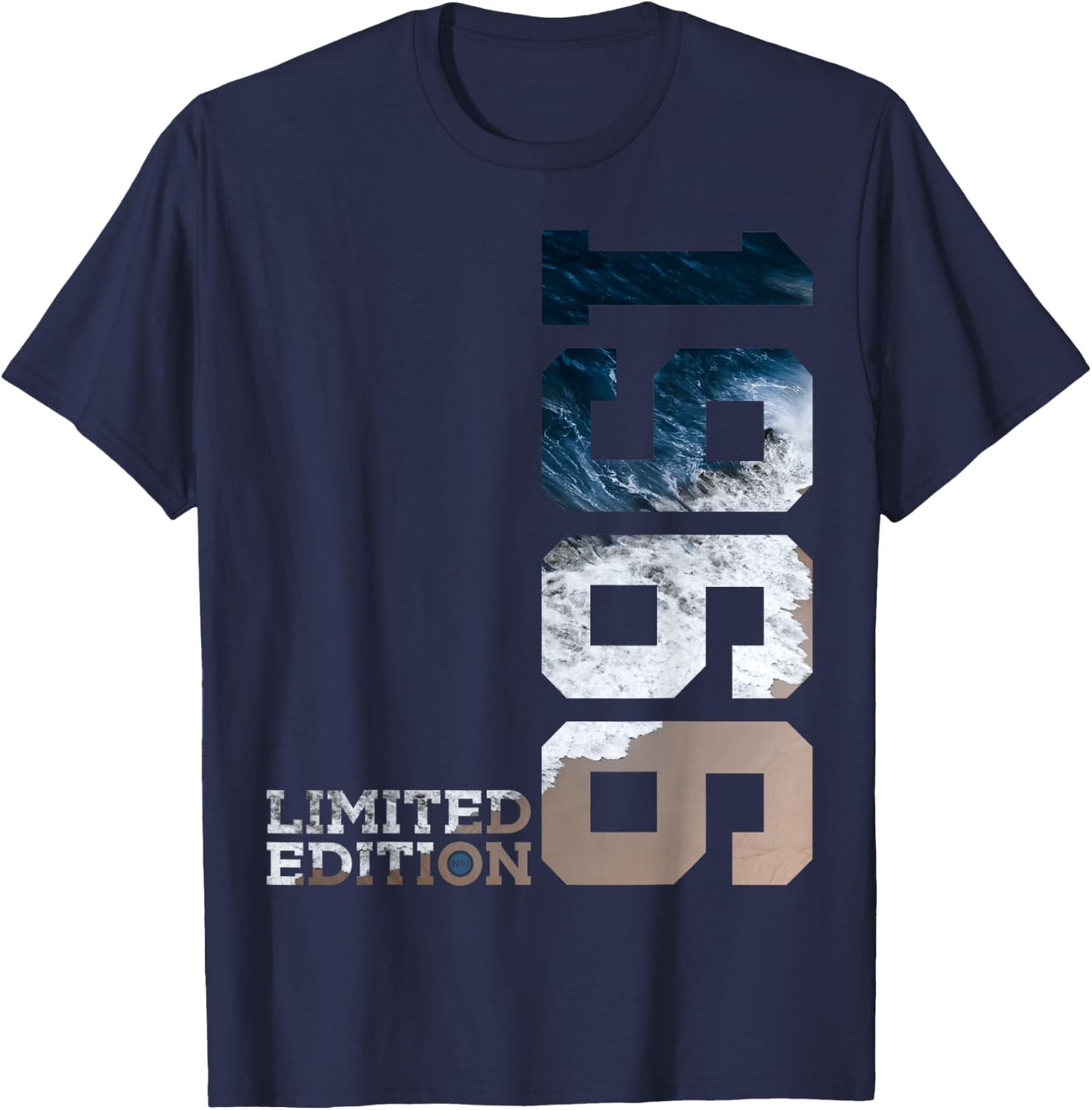 57 Jahre 57th Birthday Limited Edition 1966 , black T-Shirt - T-Shirt | Navy