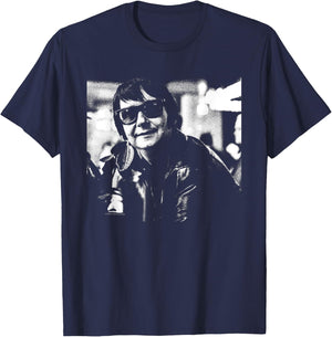 Roy Orbison Schwarz-Weiß-Foto von Everard Smith T-Shirt - T-Shirt | Navy
