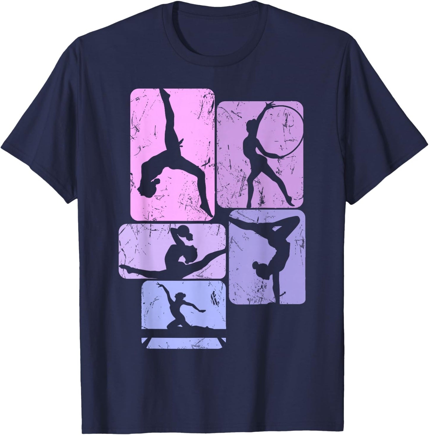 Turnerin Turnen Gymnastik Kinder Mädchen Damen T-Shirt - T-Shirt | Navy