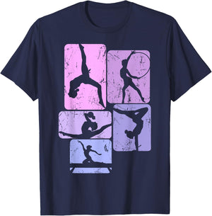 Turnerin Turnen Gymnastik Kinder Mädchen Damen T-Shirt - T-Shirt | Navy
