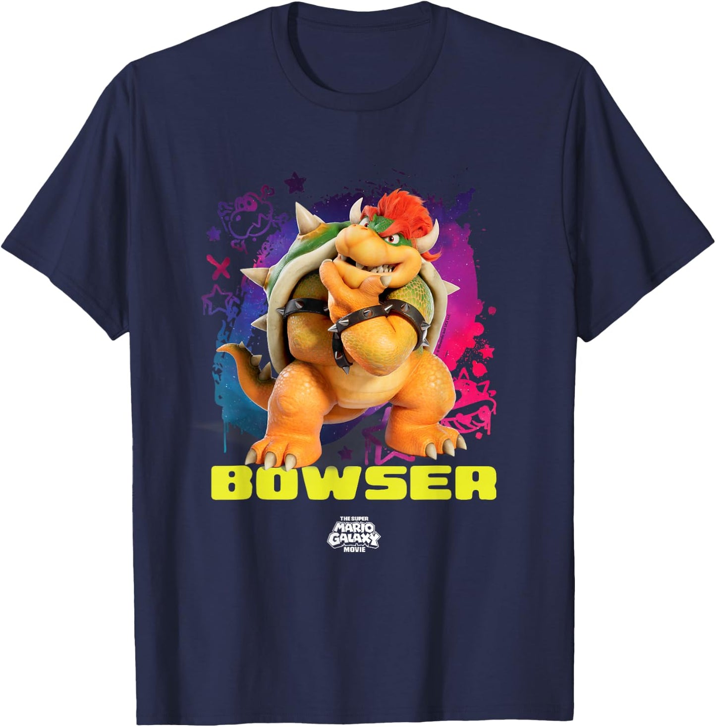 The Super Mario Galaxy Movie Cool Bowser T-Shirt - T-Shirt | Navy