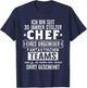 Dienstjubiläum & Firmenjubiläum Chef 30 Jähriges Jubiläum T-Shirt - T-Shirt | Navy