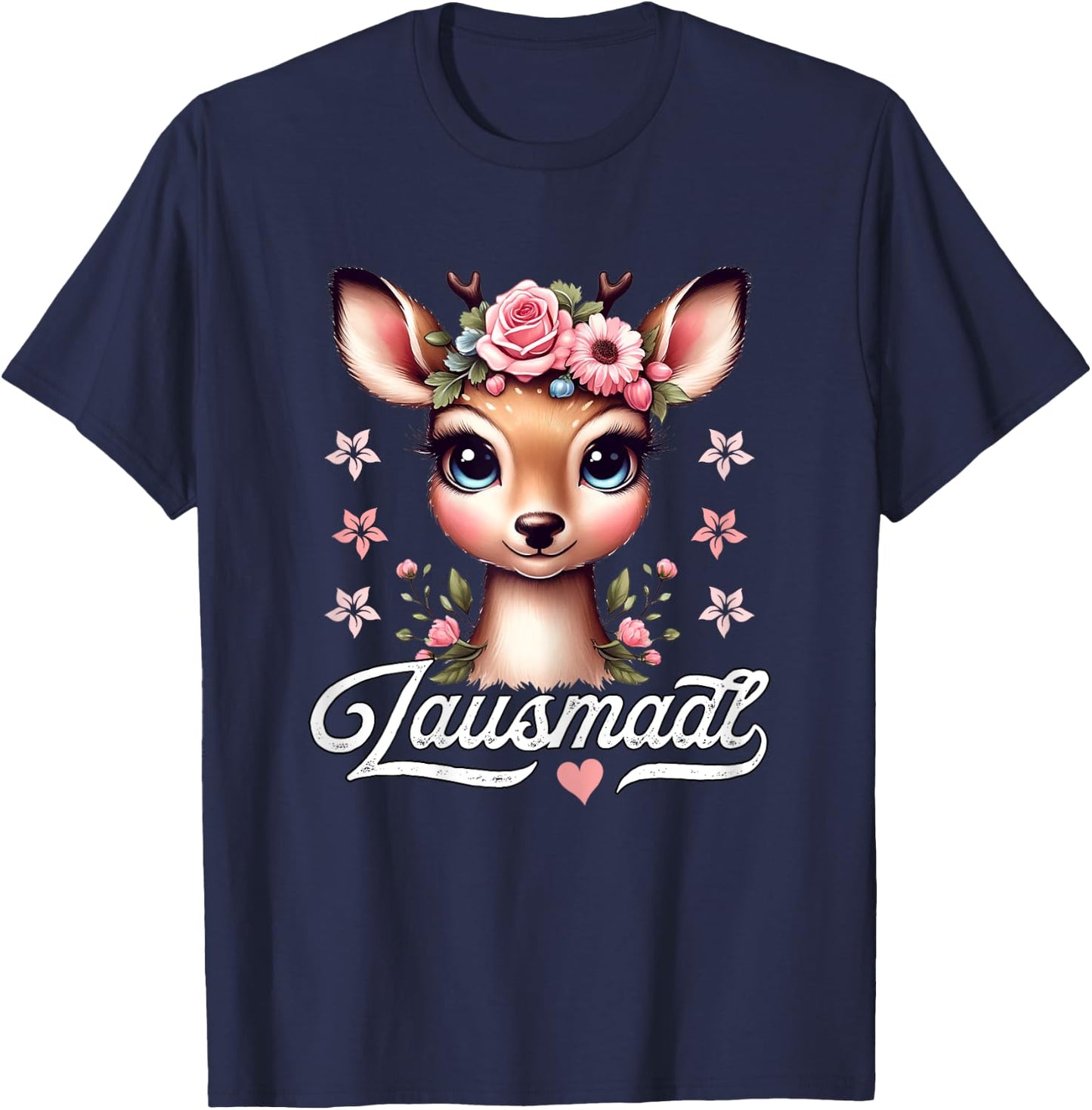 Women's Lausmadl Children's Costume Shirt Girls Costume T-Shirt - T-Shirt | Navy