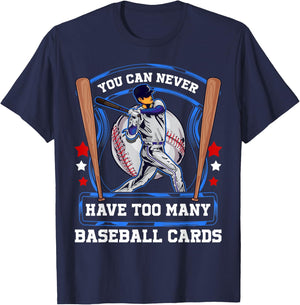 Baseball Cards T-Shirt - T-Shirt | Navy