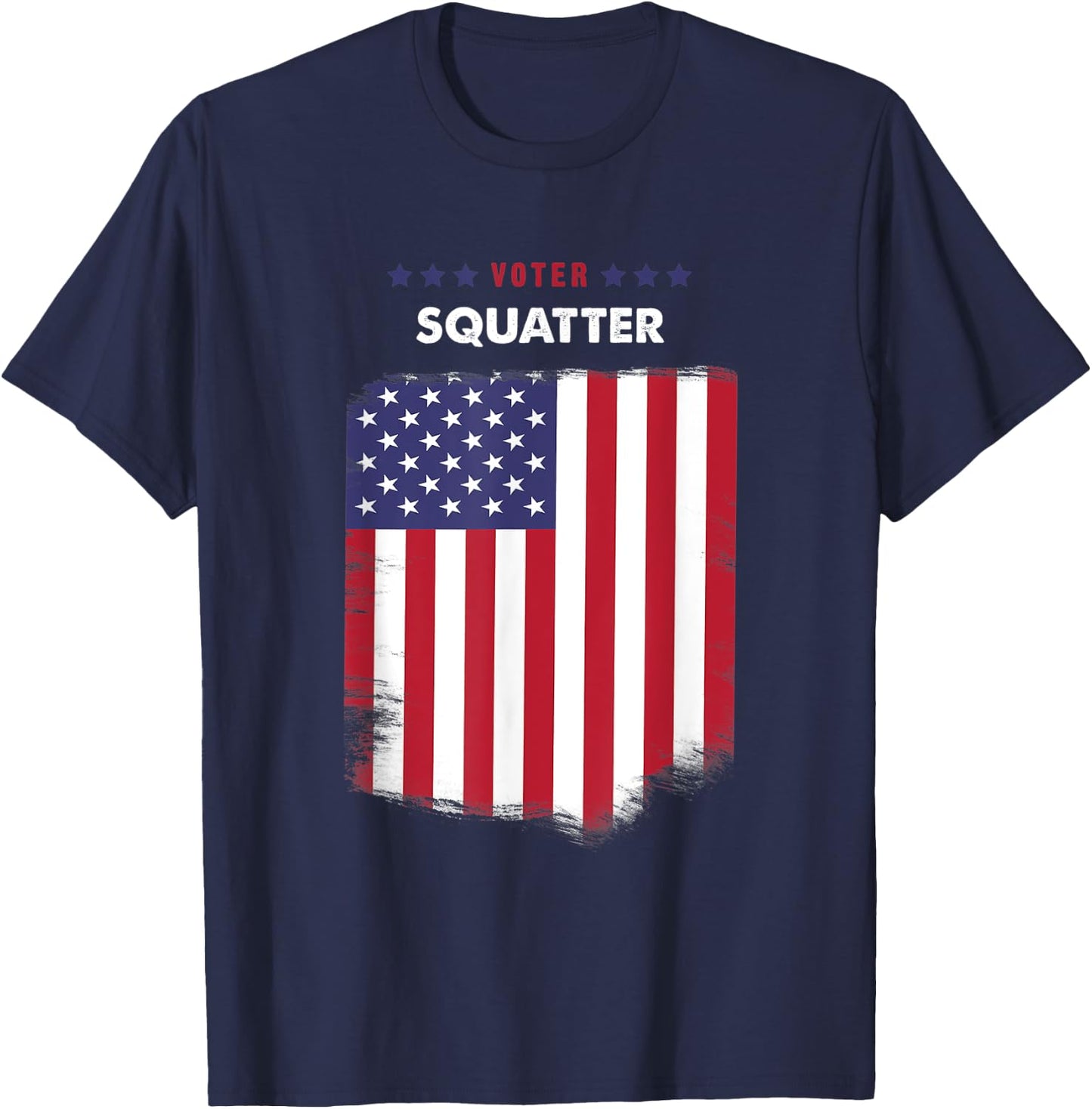 Voter Squatter T-Shirt - T-Shirt | Navy