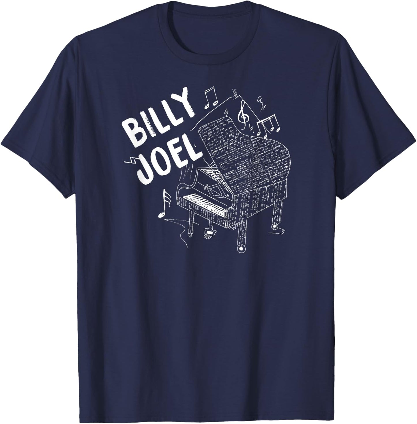 Billy Joel - The Keys T-Shirt - T-Shirt | Navy