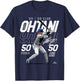 Speed, Power, Ohtani 50-50 Milestone Shohei Ohtani MLBPA T-Shirt - T-Shirt | Navy