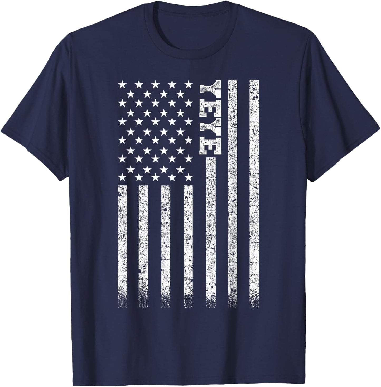 Yeye American Flag T-Shirt - T-Shirt | Navy