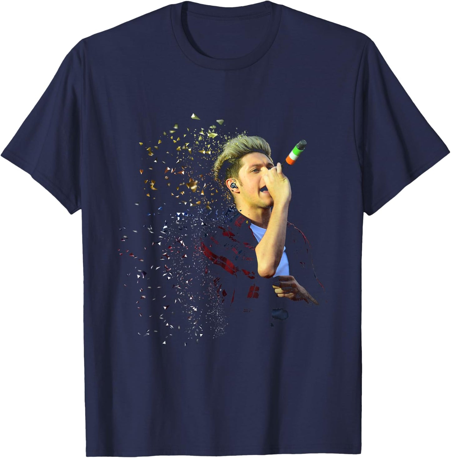 Niall Horan One Direction Murrayfield Stadium 2014 , Black, S T-Shirt - T-Shirt | Navy