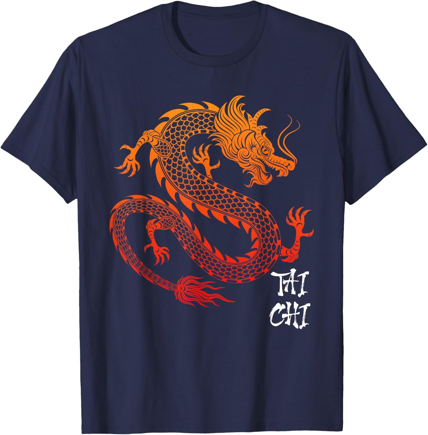 Tai Chi Martial Arts Chinese Shaolin Master Shaolin , black T-Shirt - T-Shirt | Navy