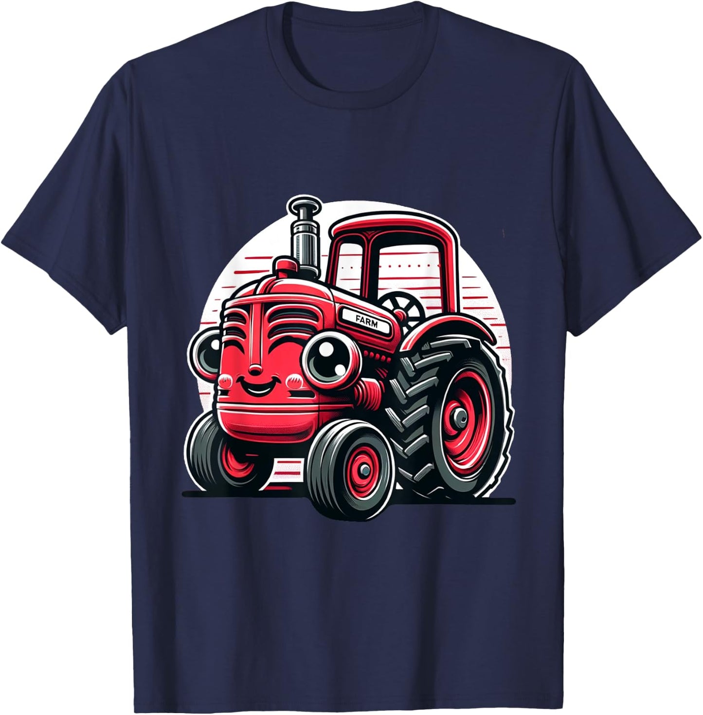 Little Red Tractor for Kids T-Shirt - T-Shirt | Navy