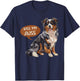 Austrailian Shepherd KISS MY AUSS Funny Dog Owner Men Women T-Shirt - T-Shirt | Navy