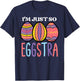 Easter Im So Eggstra Eggs Cute Women Girls Kids Toddler Teen T-Shirt - T-Shirt | Navy