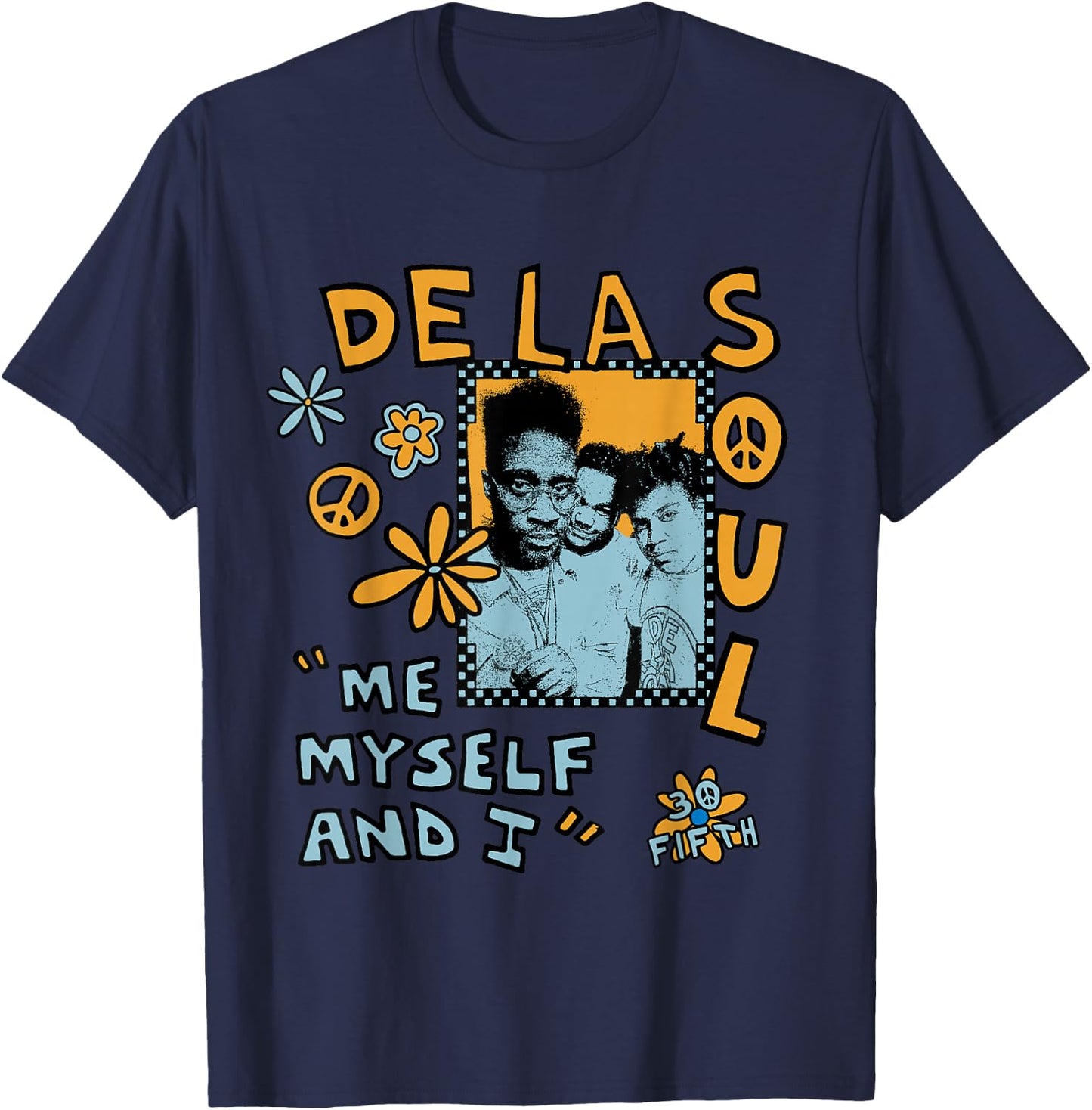 Official De La Soul Me Me And I T-Shirt - T-Shirt | Navy