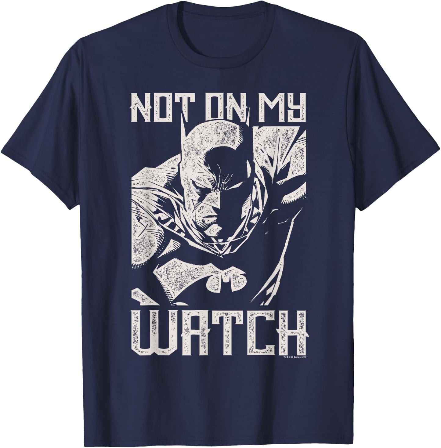 Batman Not On My Watch Illustration T-Shirt - T-Shirt | Navy