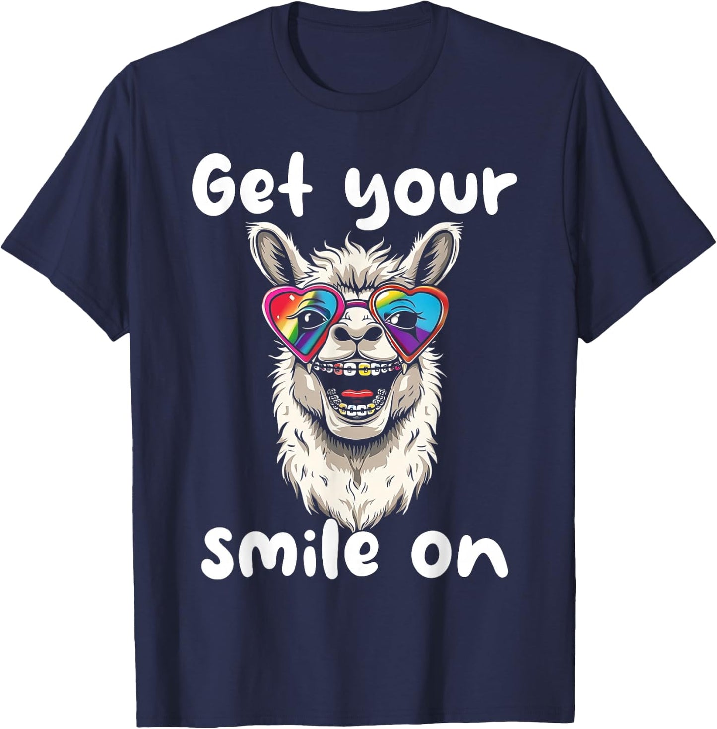 Orthodontist Animal Braces Boys Girls Kids Getting Braces T-Shirt - T-Shirt | Navy