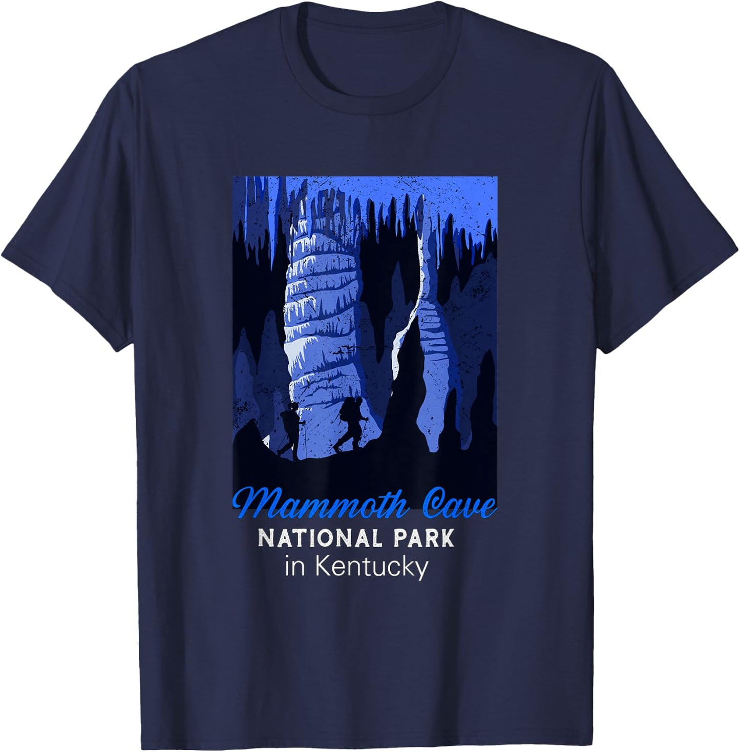 Mammoth Cave National Park Kentucky T-Shirt - T-Shirt | Navy
