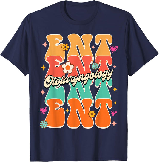 Otolaryngologist Otolaryngology Doctor ENT Ear Nose Throat T-Shirt - T-Shirt | Navy