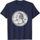USA Quarter Dollar Design Coin Collectors Gifts T-Shirt - T-Shirt | Navy