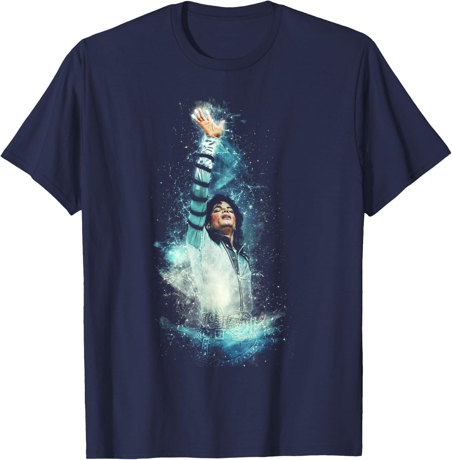 Michael Jackson Bad World Tour 1988 , Black, , S T-Shirt - T-Shirt | Navy