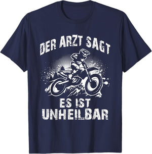 Motocross Enduro Dirt Bike Supercross Offroad Children's Cross , black T-Shirt - T-Shirt | Navy