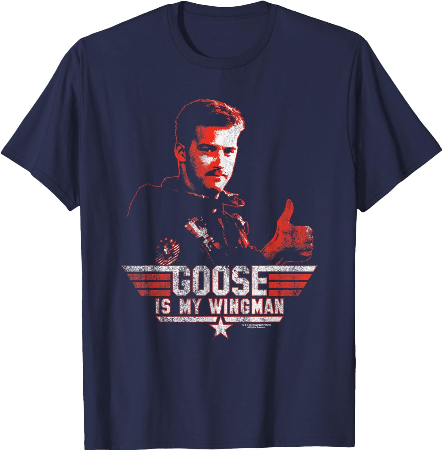 Top Gun Wingman Goose T-Shirt - T-Shirt | Navy