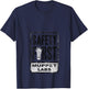 Disney The Muppets Safety First Sign Beaker Distressed V-Neck T-Shirt - T-Shirt | Navy