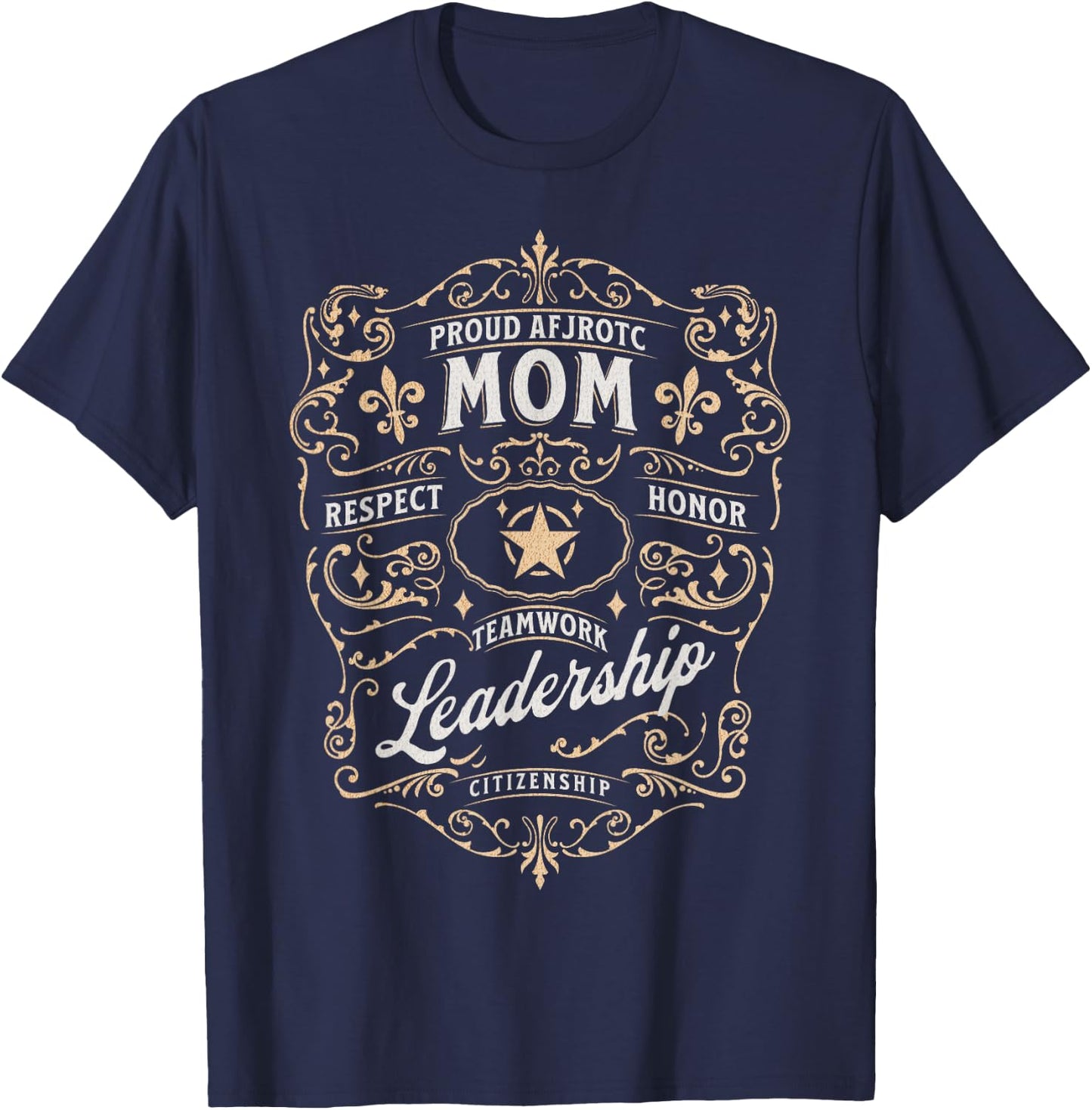 Proud AFJROTC Mom Military Air Force JROTC Cadets AFJROTC T-Shirt - T-Shirt | Navy