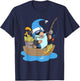Fisherman Gnome Fishing T-Shirt - T-Shirt | Navy