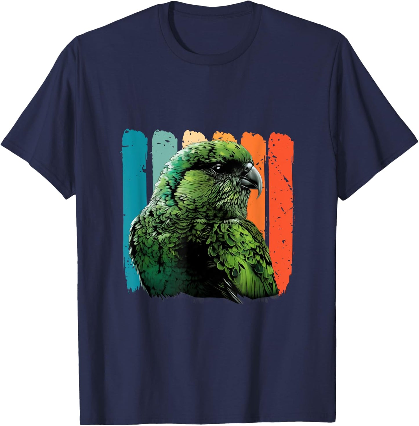 Retro New Zealand Kakapo Bird Kakapo Parrot Kakapo T-Shirt - T-Shirt | Navy