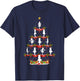 Funny Irish Dance Xmas Lighting Irish Dance Christmas Tree T-Shirt - T-Shirt | Navy