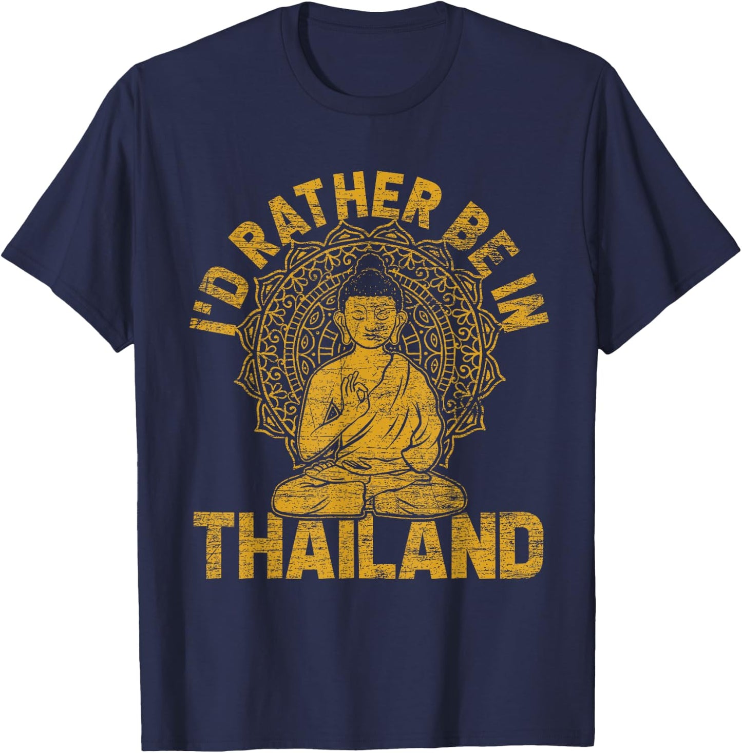 Phuket Chiang Mai Koh Samui - I'd Rather Be In Thailand T-Shirt - T-Shirt | Navy