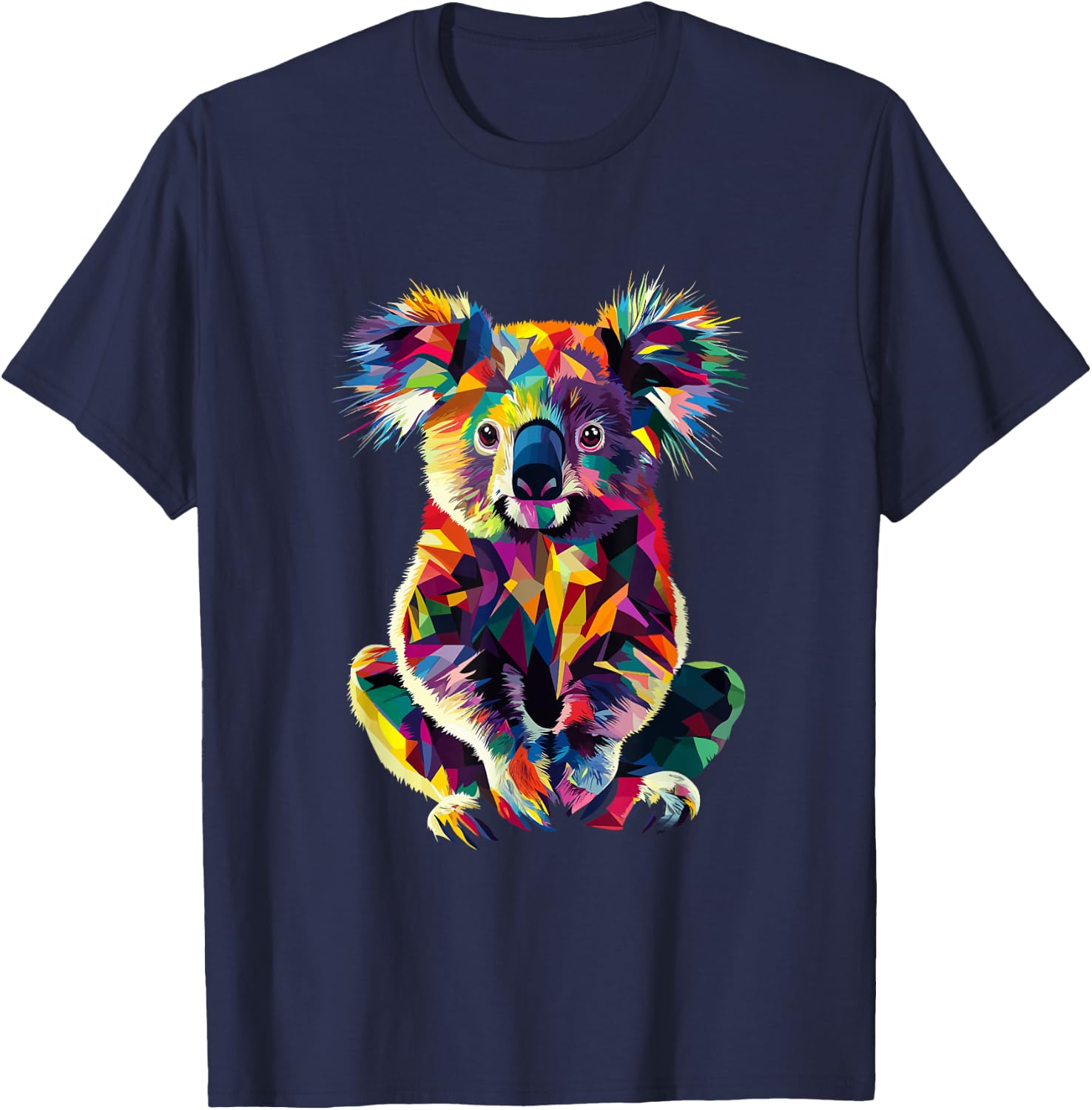 Koala Color Pop Art Koala Lovers T-Shirt - T-Shirt | Navy