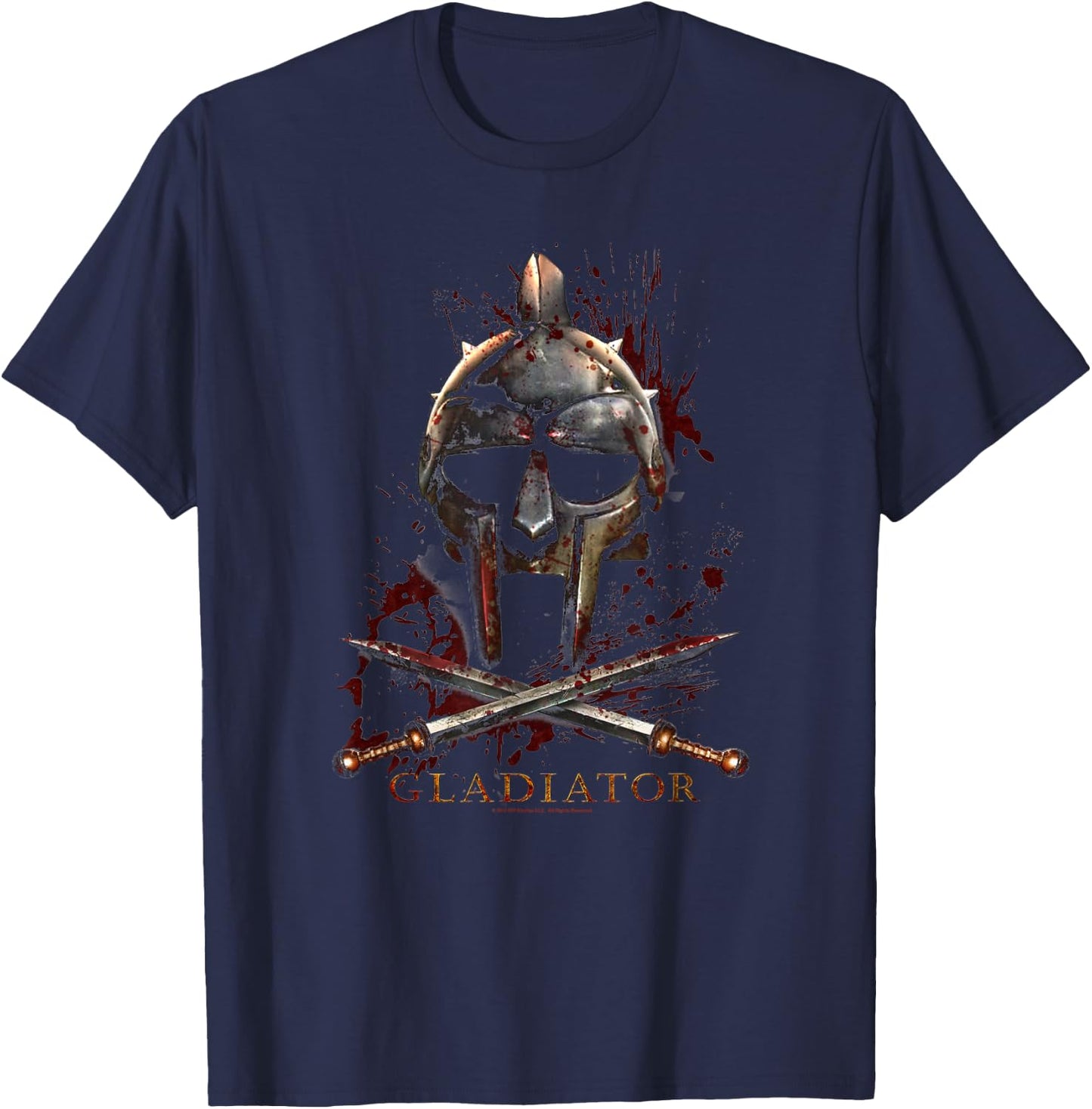 Gladiator Helmet T-Shirt - T-Shirt | Navy