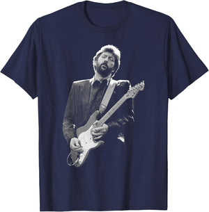 Eric Clapton Royal Albert 1987 , Black, S T-Shirt - T-Shirt | Navy