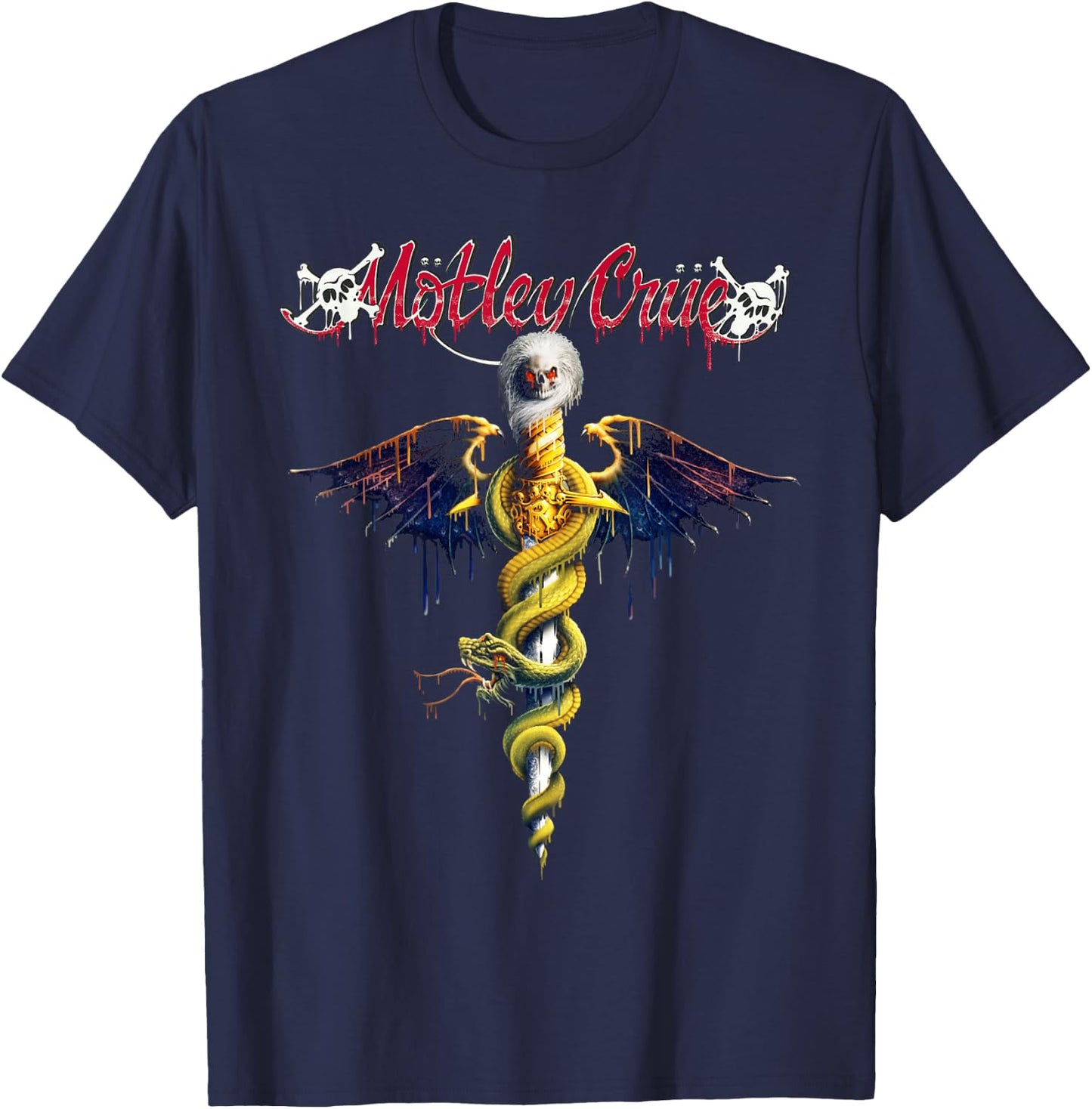 Mötley Crüe - Dr. Feel Good Slime , black T-Shirt - T-Shirt | Navy