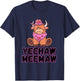 Yeehaw Meemaw Funny, Cute, Trending, Country, Cow T-Shirt - T-Shirt | Navy