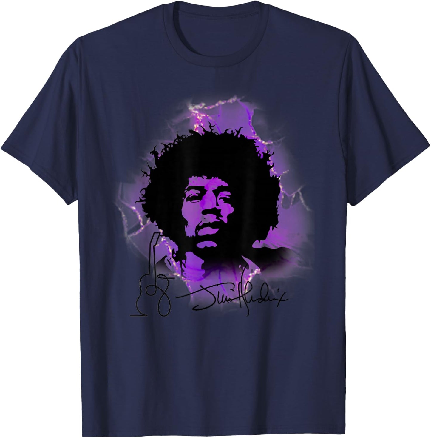 Jimi Hendrix_001 T-Shirt - T-Shirt | Navy