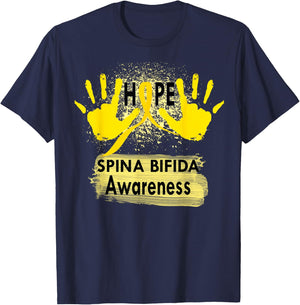 Spina Bifida Awareness T-Shirt - T-Shirt | Navy