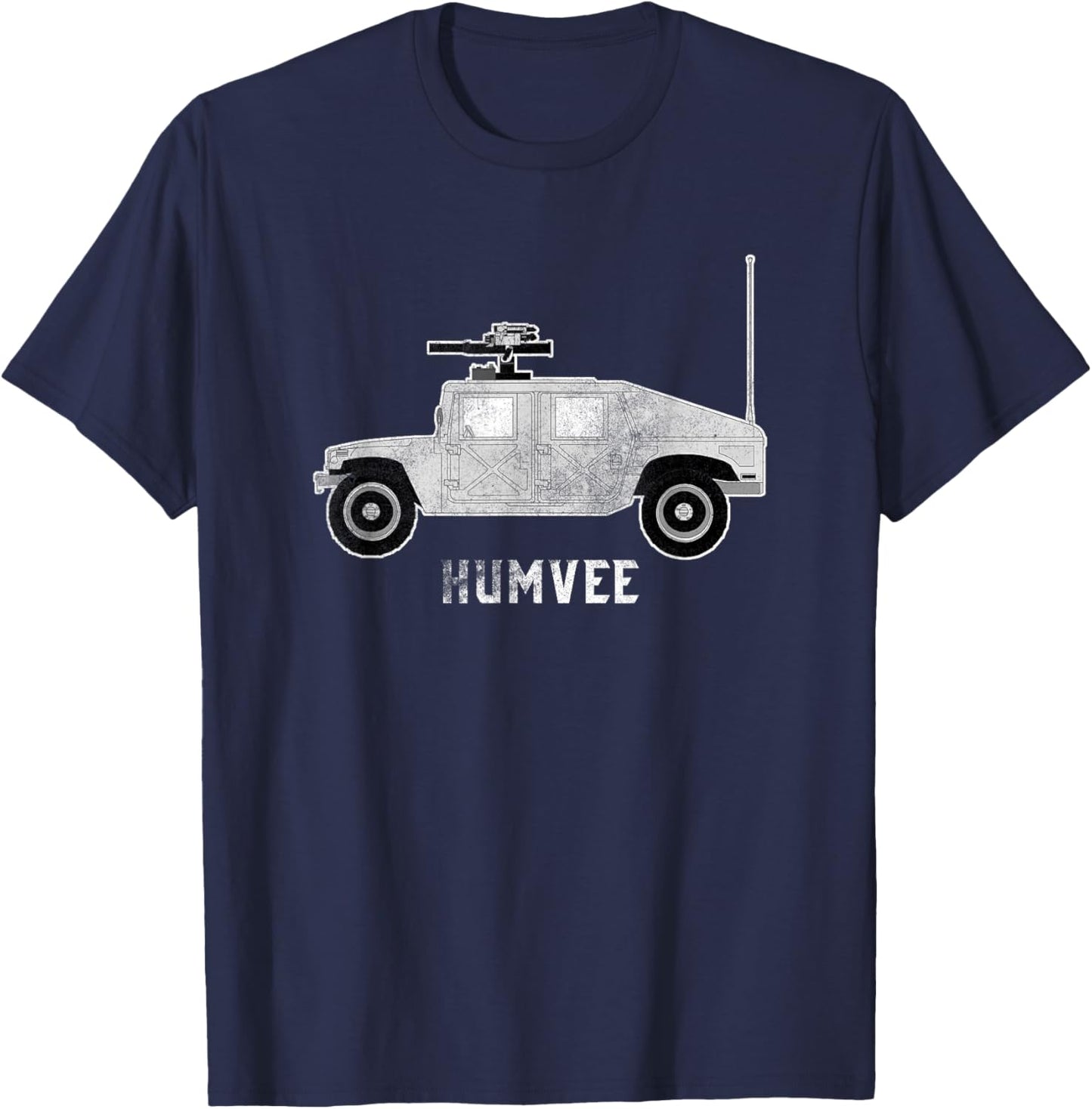 Military Humvee Shirt Love Tanks Army Veteran Memorial Day T-Shirt - T-Shirt | Navy