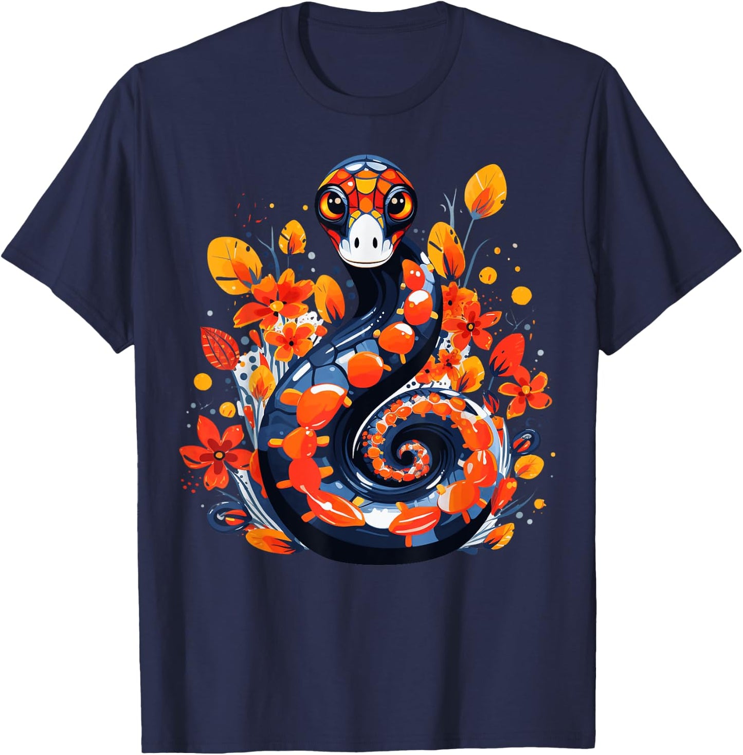 Coral Snake Hippie T-Shirt - T-Shirt | Navy