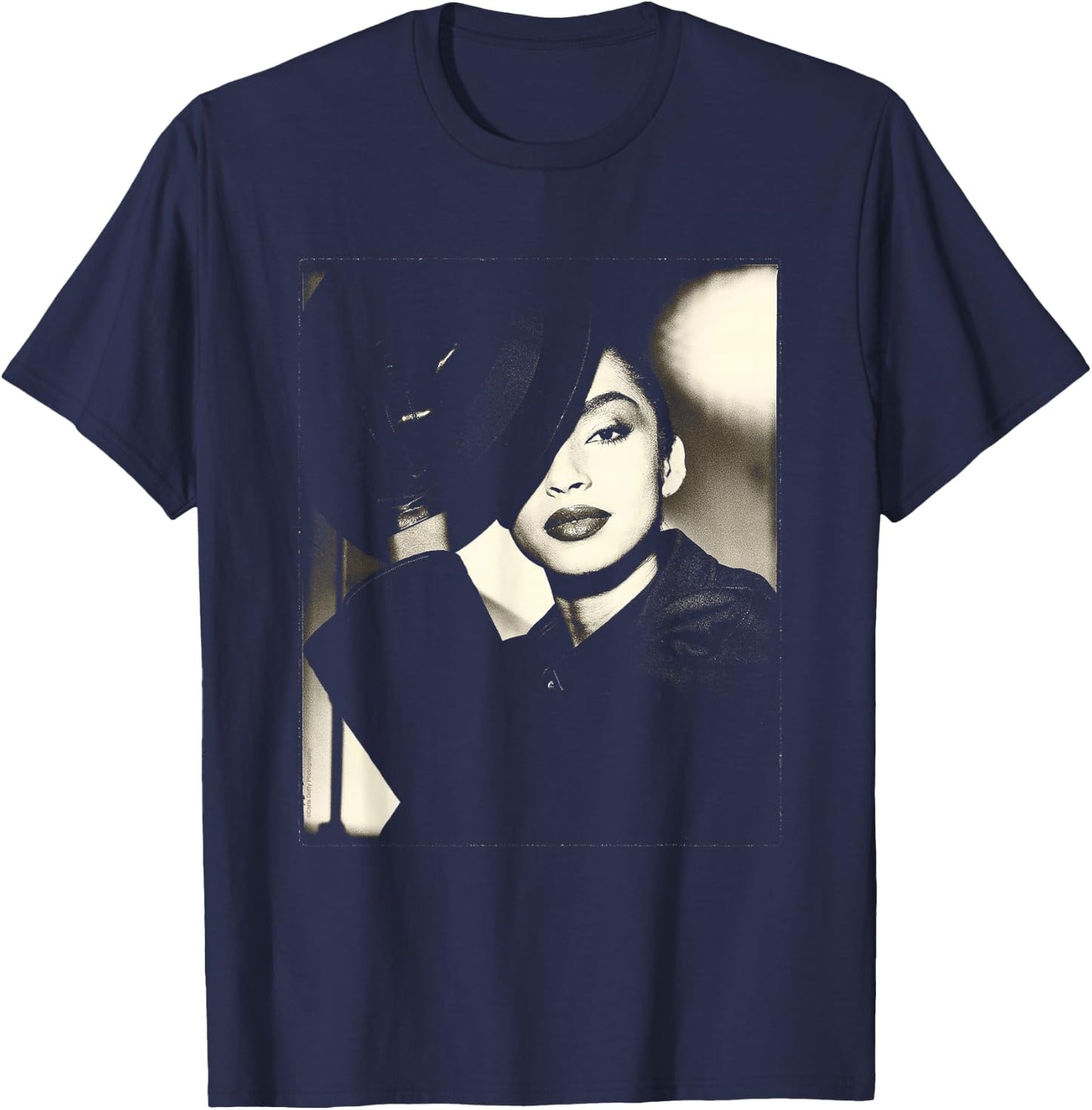Chris Duffy Photography Sänger Sade 1985 , black T-Shirt - T-Shirt | Navy