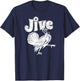 Retro Jive Turkey, Funny Thanksgiving T-Shirt - T-Shirt | Navy