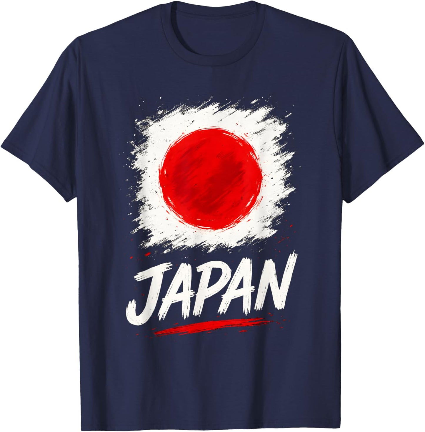 Japan Japanese Flag T-Shirt - T-Shirt | Navy