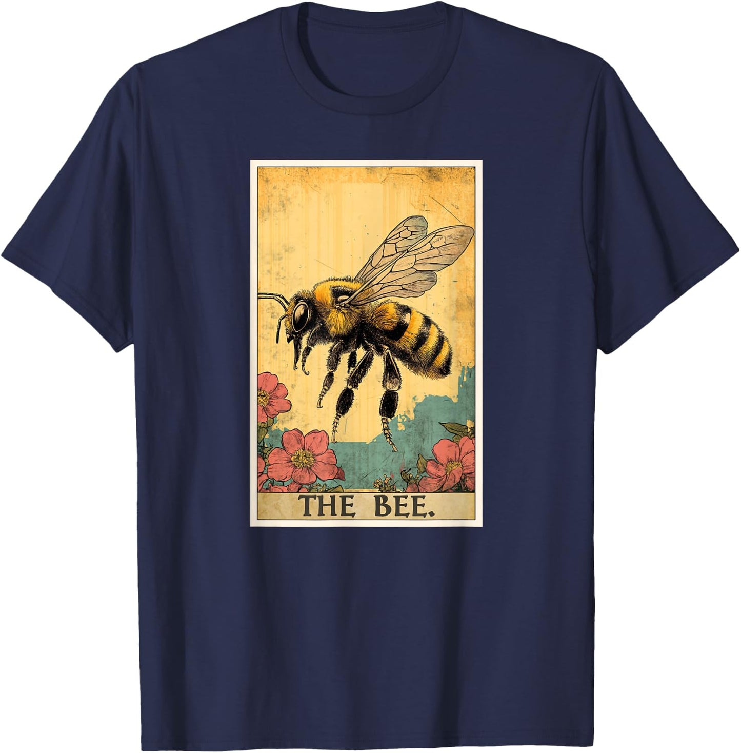 Honey Bee Tarot Card Honey Bees Honey Bee T-Shirt - T-Shirt | Navy