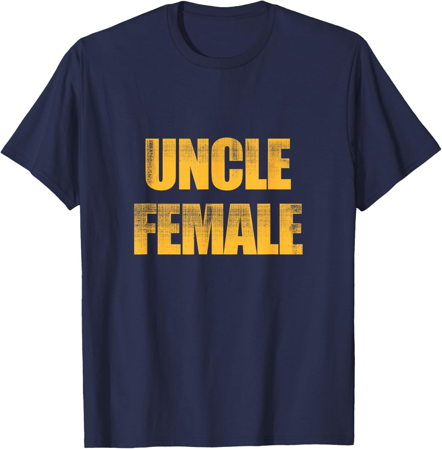 Uncle Female Aesthetic T-Shirt - T-Shirt | Navy