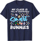 Class Full Eggstremely Smart Bunnies Easter teacher Women T-Shirt - T-Shirt | Navy