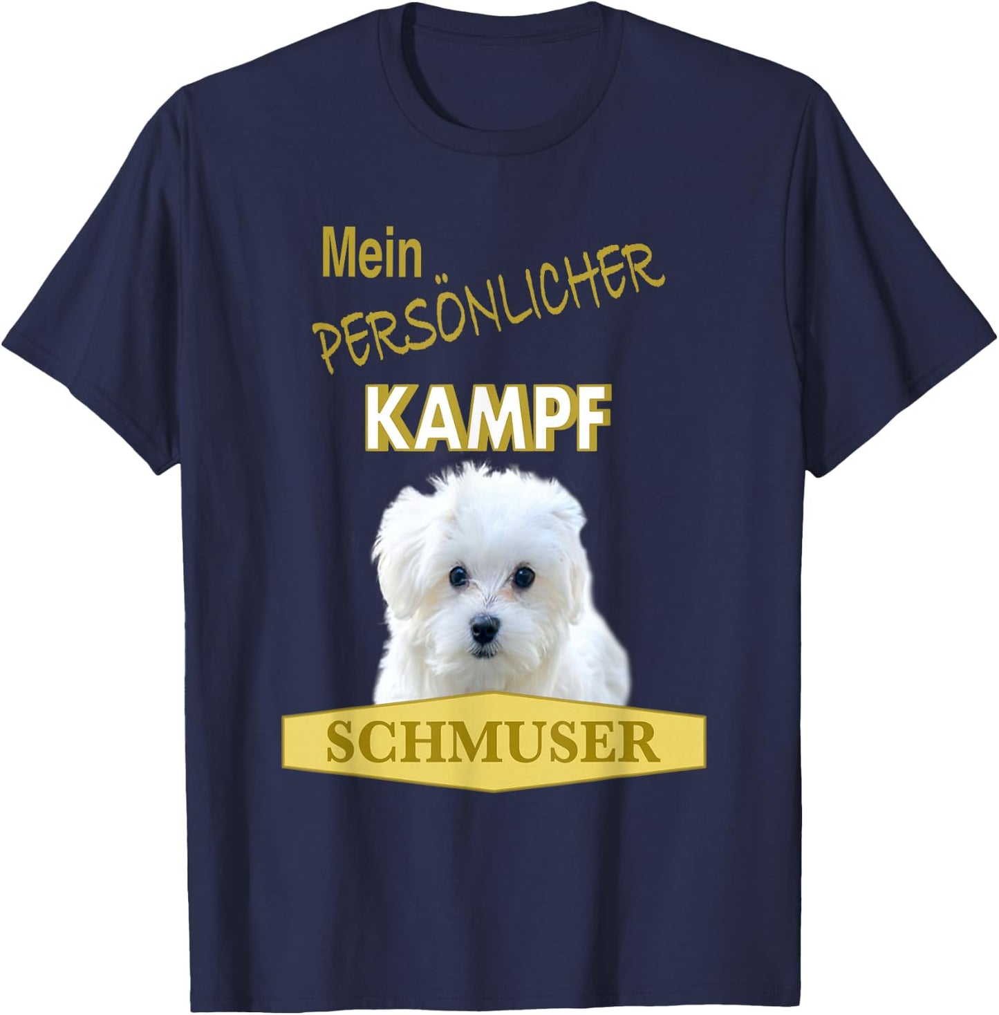 Malteser- – Malteser-Hund – Malteser T-Shirt - T-Shirt | Navy