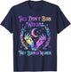 Halloween Tie Dye They Didn't Burn Witches They Burned Women T-Shirt - T-Shirt | Navy